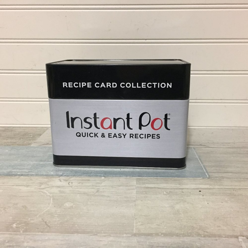 Instant Pot Recipe Card Collection in Tin Box